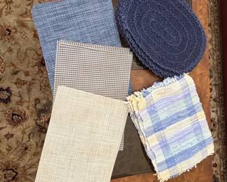 Assorted Woven Placemats and Coasters