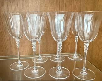 Mikasa Sonata Platinum Crystal Wine Glasses