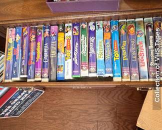 Collection of VHS Tapes