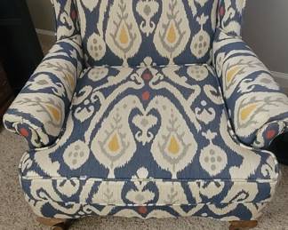 pair of Thomasville high back chairs