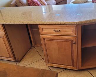 Detached counter measures 117 inches long and 30.5 inches wide