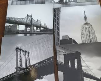 Six black and white photos by Ikea