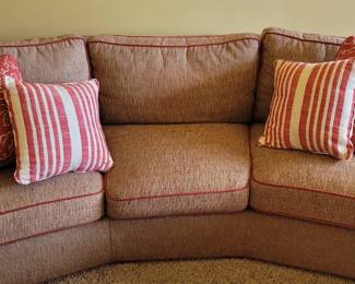 Norwalk curved couch