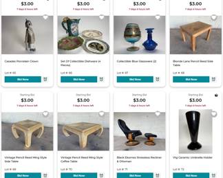 Casades Clown, Empoli Glass, Lane Side Table, Reed side tables, Ekornes Stressless, Large ceramic umbrella holder