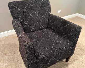 Walter E. Smithe upholstered armchair 30"W x 28"D x 34"H = $300
