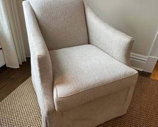 Lee Industries upholstered armchair 28"W x 33"D x 34"H - $1000