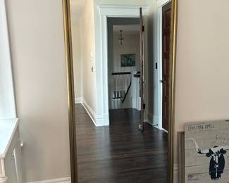 Restoration Hardware mirror 34" x 75" - $750