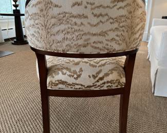 Hickory Chair "Claude" with Cowtan & Tout "Rajah" fabric 24"W x 22"D x 33"H - $1000