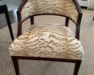 Hickory Chair "Claude" with Cowtan & Tout "Rajah" fabric 24"W x 22"D x 33"H - $1000