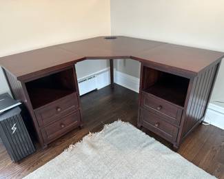Pottery Barn corner desk - $250