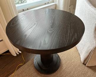 Walter E. Smithe 26" diameter side table - $300