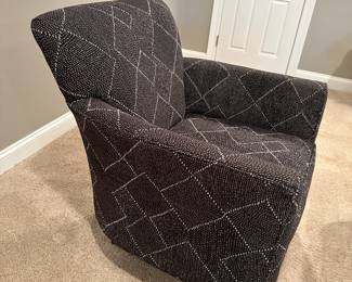 Walter E. Smithe upholstered armchair 30"W x 28"D x 34"H = $300