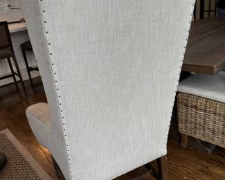 (2) Restoration Hardware upholstered armchairs (sold as is)29"W x 24"D x 41"H - $90 each