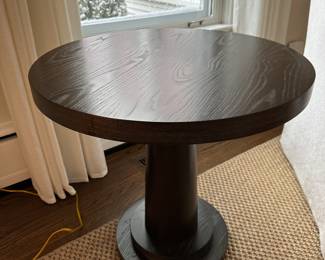 Walter E. Smithe 26" diameter side table - $300