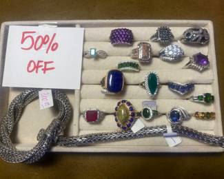 This collection is 59% off. Everything else will be 75% off. 