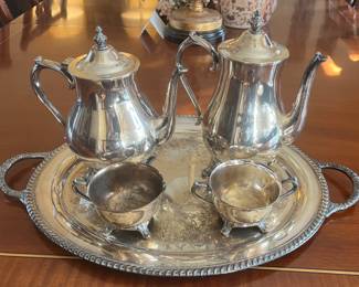 Silver tea set