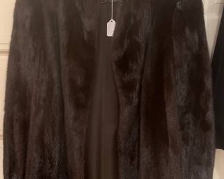 Mink mid-length jacket