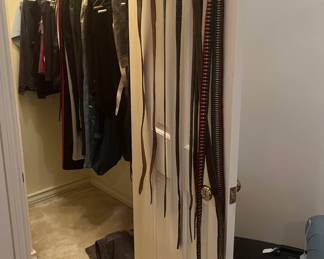 Men's clothing & alligator belts