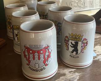 German beer steins 