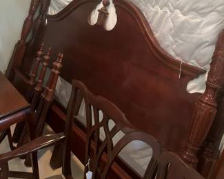 What a beautiful king bed!