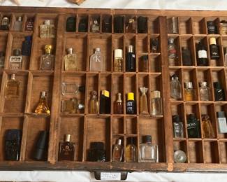 Perfume bottle collection