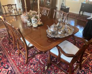 Dining table and chairs