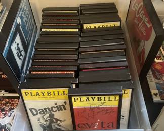 EACH playbill is signed