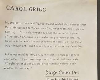 Carol Grigg watercolors