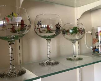 Texas size wine glasses!