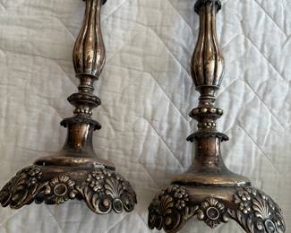 Sterling candlesticks