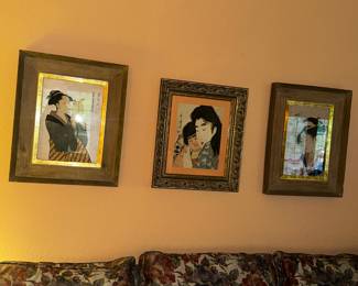 Japanese prints well framed
