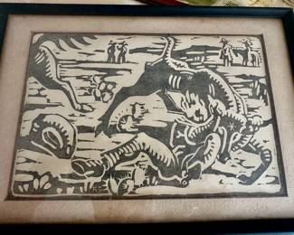 Signed RC WOODBLOCK