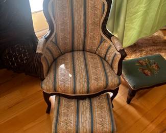 Child’s size Berger and ottoman 