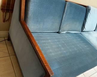 MCM sofa sleeper  Nice wood frame all around