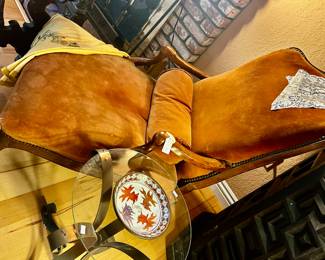 Never seen a chair like this. Longer seat but not a recliner. Actually comfortable