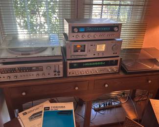 Vintage stereo equipment