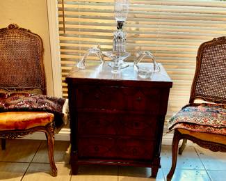 Lots of French side chairs