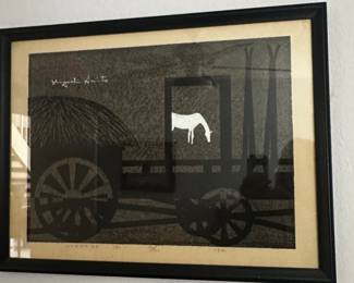 Rare Japanese woodblock