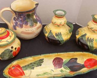 Ceramic Tuscany Set Pamela Gladding 