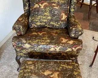 Chair With Footstool