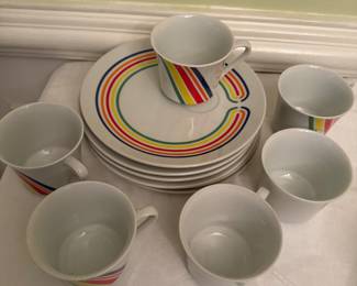 Italian lunch set for 6