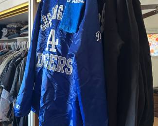 Dodgers clothing. 
