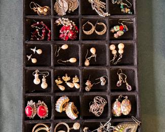 Earrings galore .