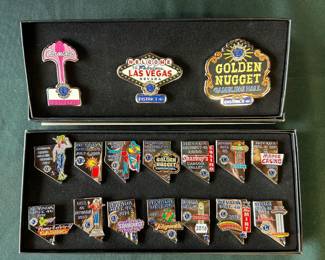 Las Vegas pin collection. 