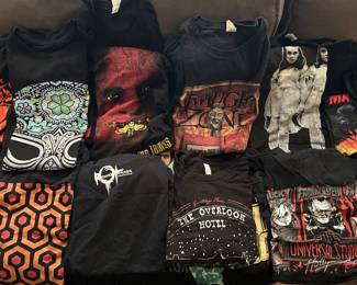 Hundreds of vintage tee shirts. 