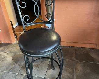 There are 2 of these gorgeous, sturdy bar stools.