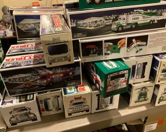 Hess trucks in box