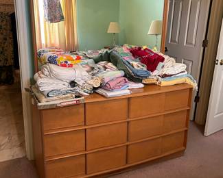 Vintage Heywood Wakefield Dresser and Mirror - $600