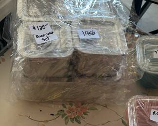 Revere ware icebox storage set $125