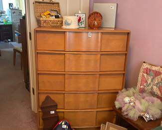 Heywood Wakefield tall chest $800